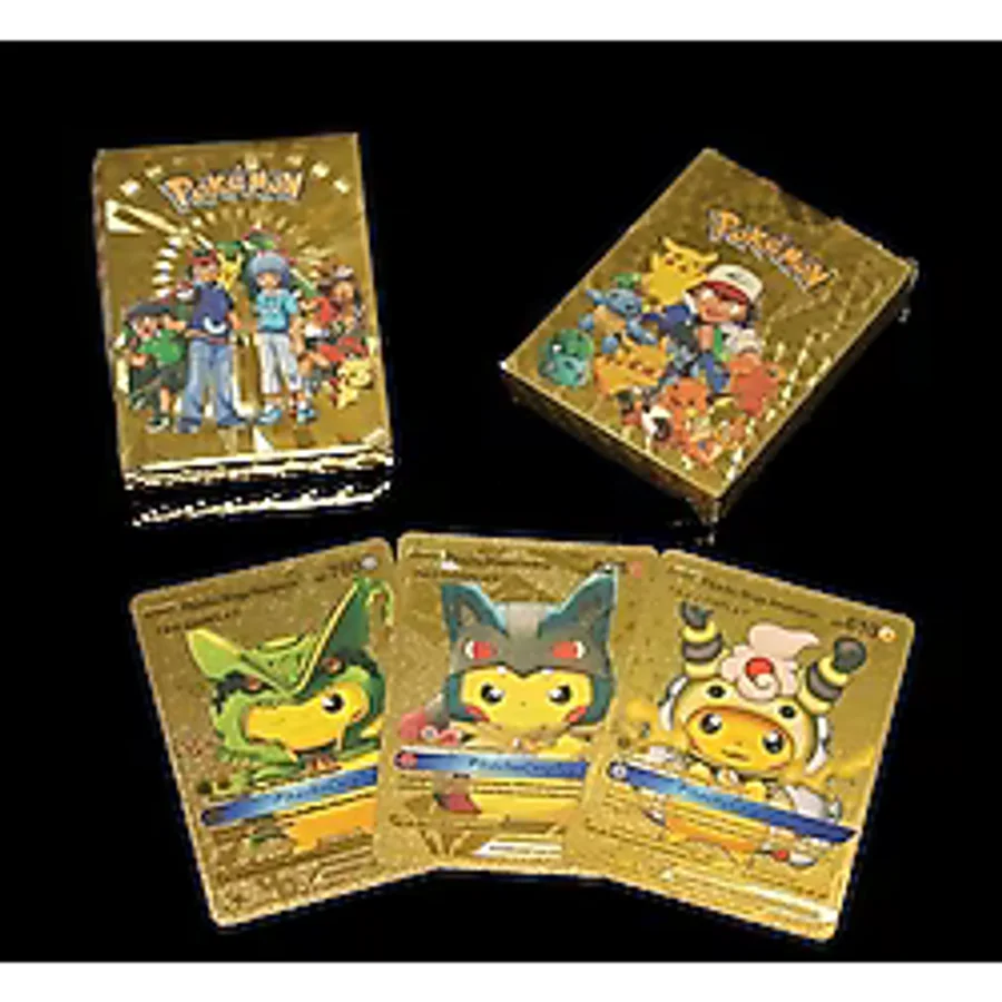 EkoAlışverişDünyam Pokemon Oyun Kartı Altın Deste Model 1