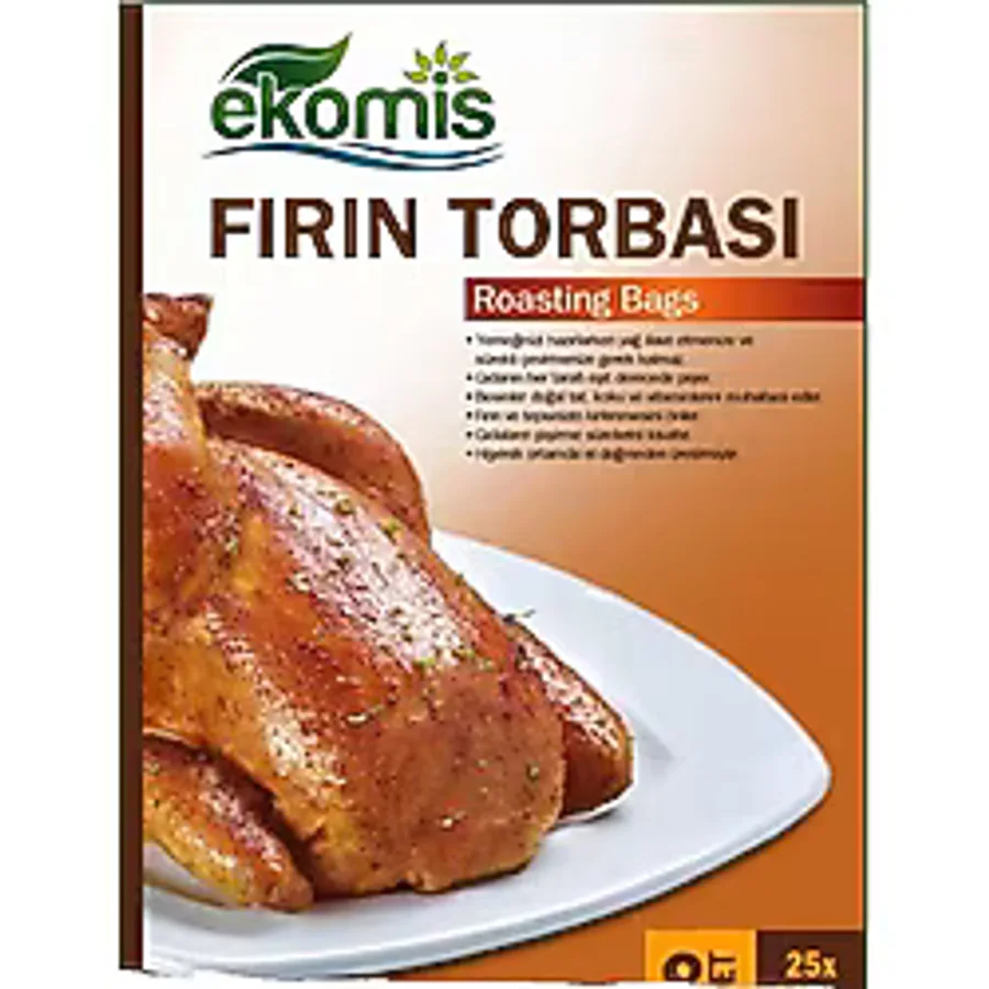 Ekomis Fırın Torbası 8 Adet 25 x 38 CM