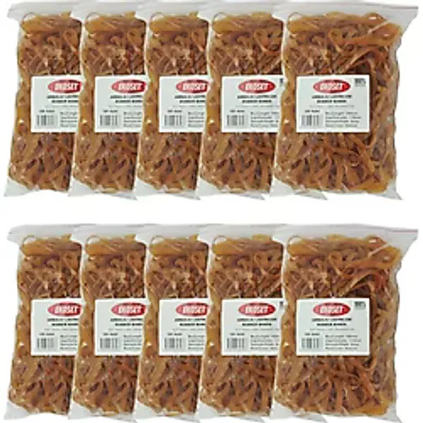 Ekoset 180x5mm Geniş Kauçuk Paket Ambalaj Kasa Lastiği 1.000 Adet