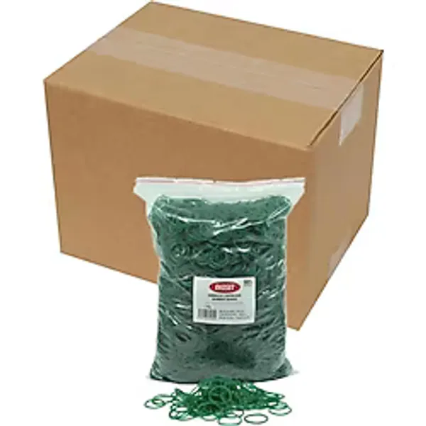 Ekoset 40mm Yeşil Renkli Kauçuk Paket Ambalaj Lastiği 12Kg Koli
