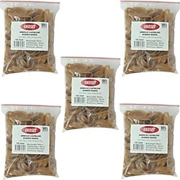 Ekoset 50x5mm Geniş Kauçuk Paket Ambalaj Lastiği 500 Adet