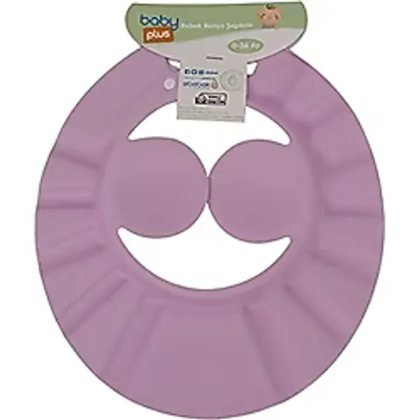 EKS Ticaret Baby Plus Bebek Banyo Duş Şapkası Pembe - Renkli