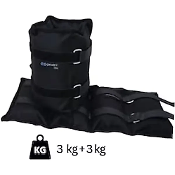 - El-ayak Bilek Ağırlığı 3 Kg Çift (2 ADET) Siyah (Kum Torbası)
