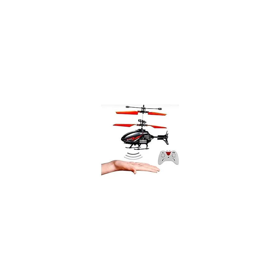 El Sensörlü Uzaktan Kumandalı Helikopter Şarj Edilebilir 20 Cm. - Sarı