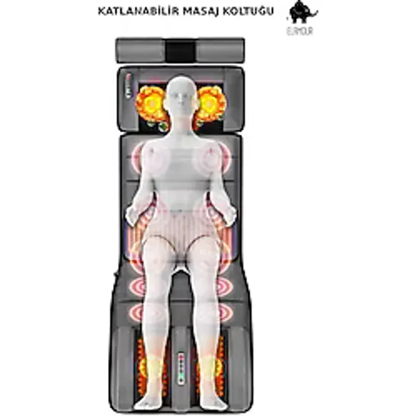 ELAMOUR Katlanabilir Elektrikli Tam Vücut Isıtmalı Masaj Yatağı Özellikleriyle Rahatlatıcı Deneyim