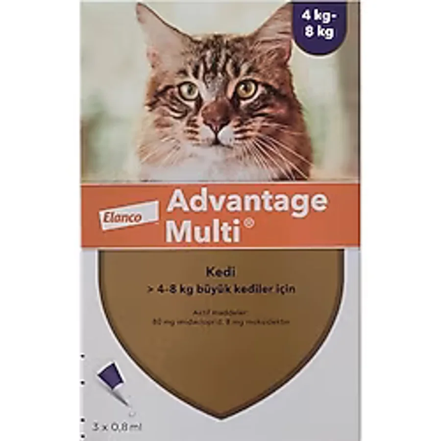 Elanco Advantage Multi Kedi (0.8 ml) 3 Tüp
