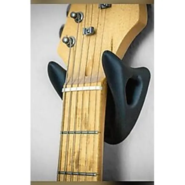 Elarque Duvar Tipi Gitar Askısı - Güvenli Enstrüman Askı Aparatı - Siyah