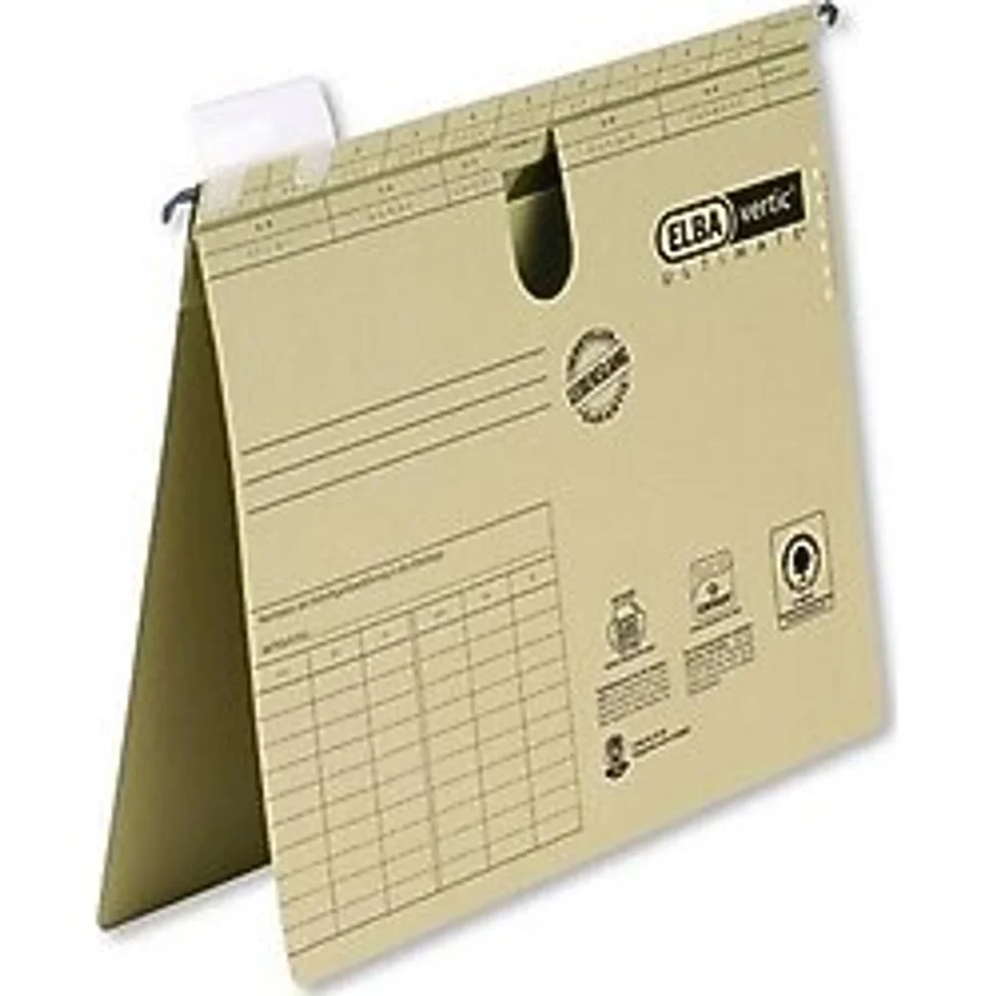 Elba A4 Askılı Dosya Telsiz Kahverengi 25 Li Paket