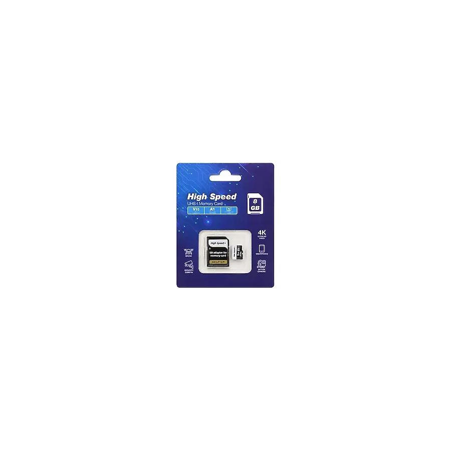 Elba High Speed Class 10 UHS-I U1 A1 V10 8 GB Micro SD Kart