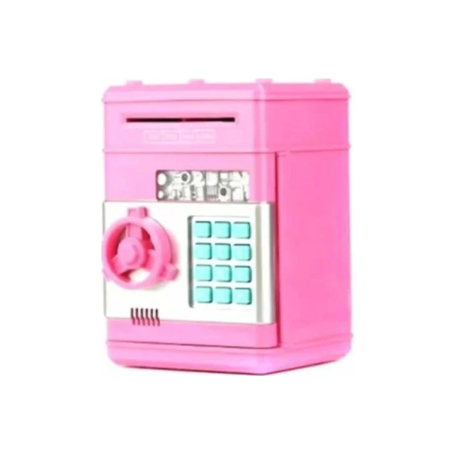 ELBA Şifreli Kasa Atm Elektronik Kumbara-pembe