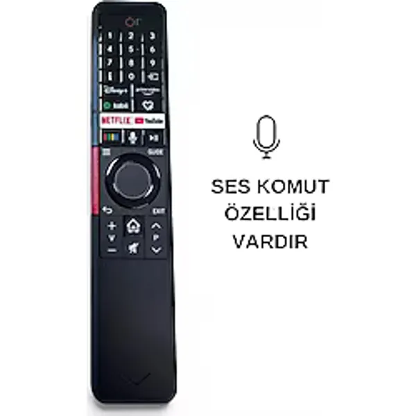 ELECTROON Vestel Uyumlu Google Play Android Ses Komutlu TV Kumandası
