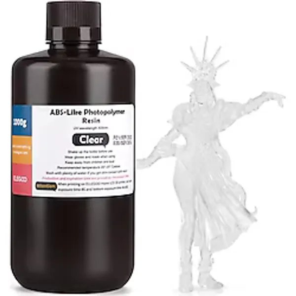 ELEGOO ABS Like Fotopolimer Reçine Clear (Şeffaf) 1 Kg