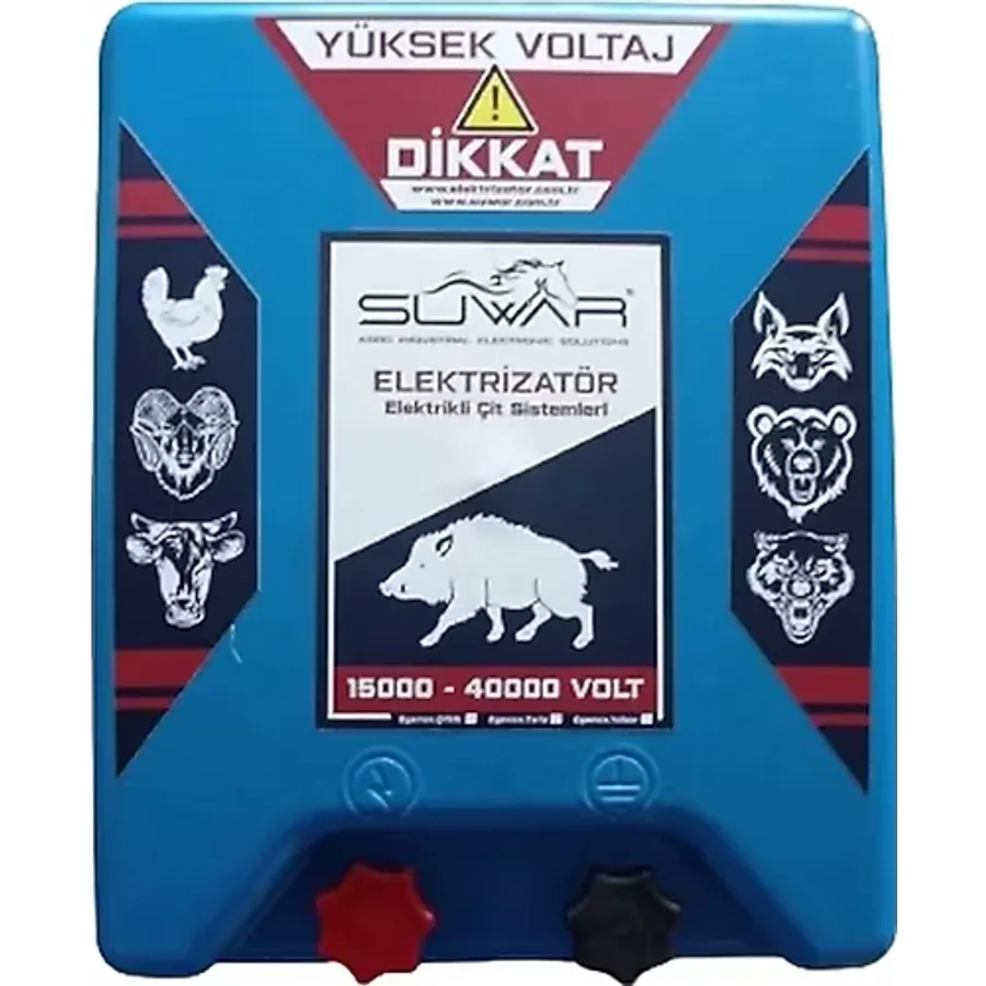 Elektrikli Çit Makinası Domuz Inek Koyun Keçi Yaban Kovucu