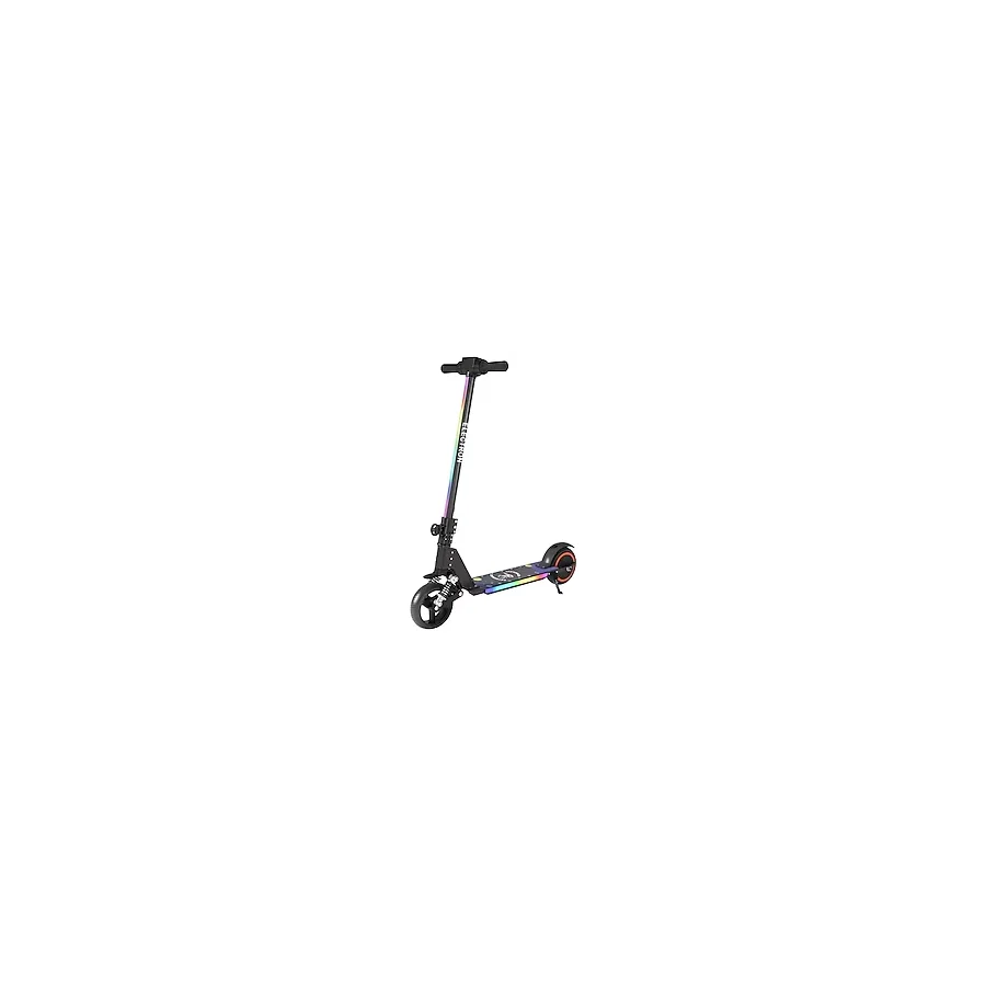 Elektrikli Çocuk Amortisörlü Led'li Scooter 130 W ( Dizlik ve Dirseklik Hediyeli)