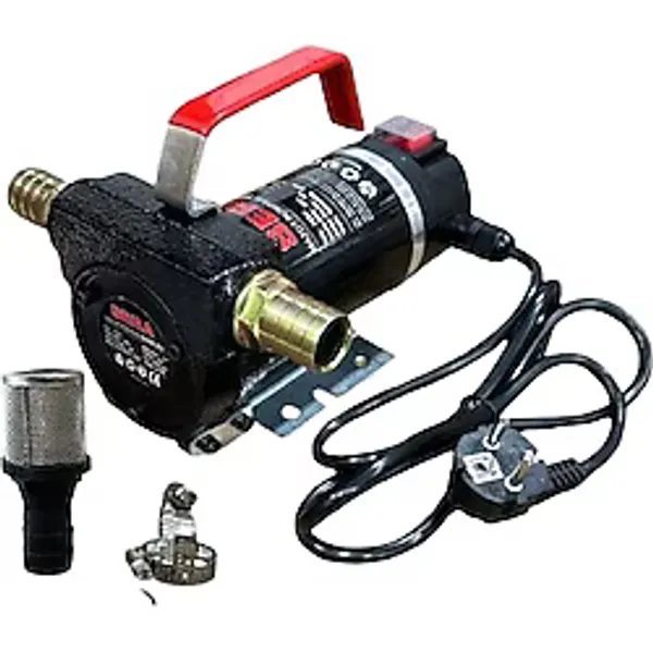 Elektrikli - Kendinden Emişli - Taşınabilir - Mazot Yakıt Sıvı Süt Yağ Aktarma Mazot Pompası 220 V
