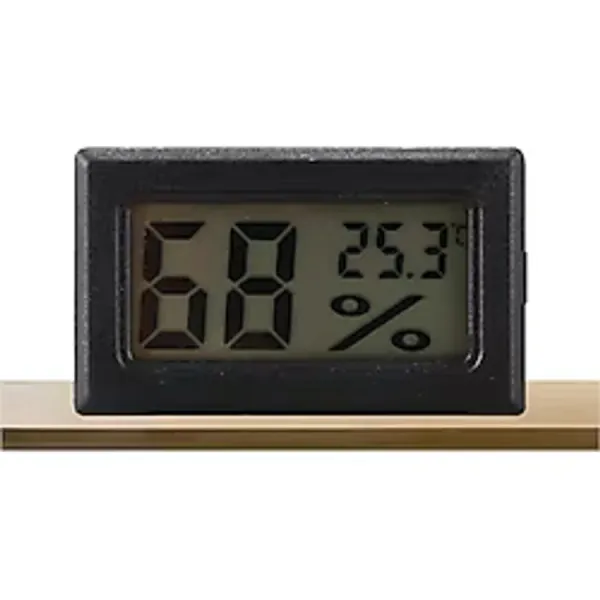 ELEKTROMALL Mini Lcd Dijital Elektronik Beyaz Termometre Higrometre Sıcaklık Nem Ölçer (KABLOSUZ) 2 Pil