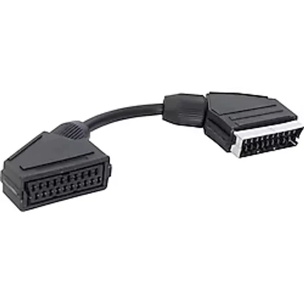 ELEKTROMER Scart Erkek Scart Dişi Ara Kablo 20 Cm