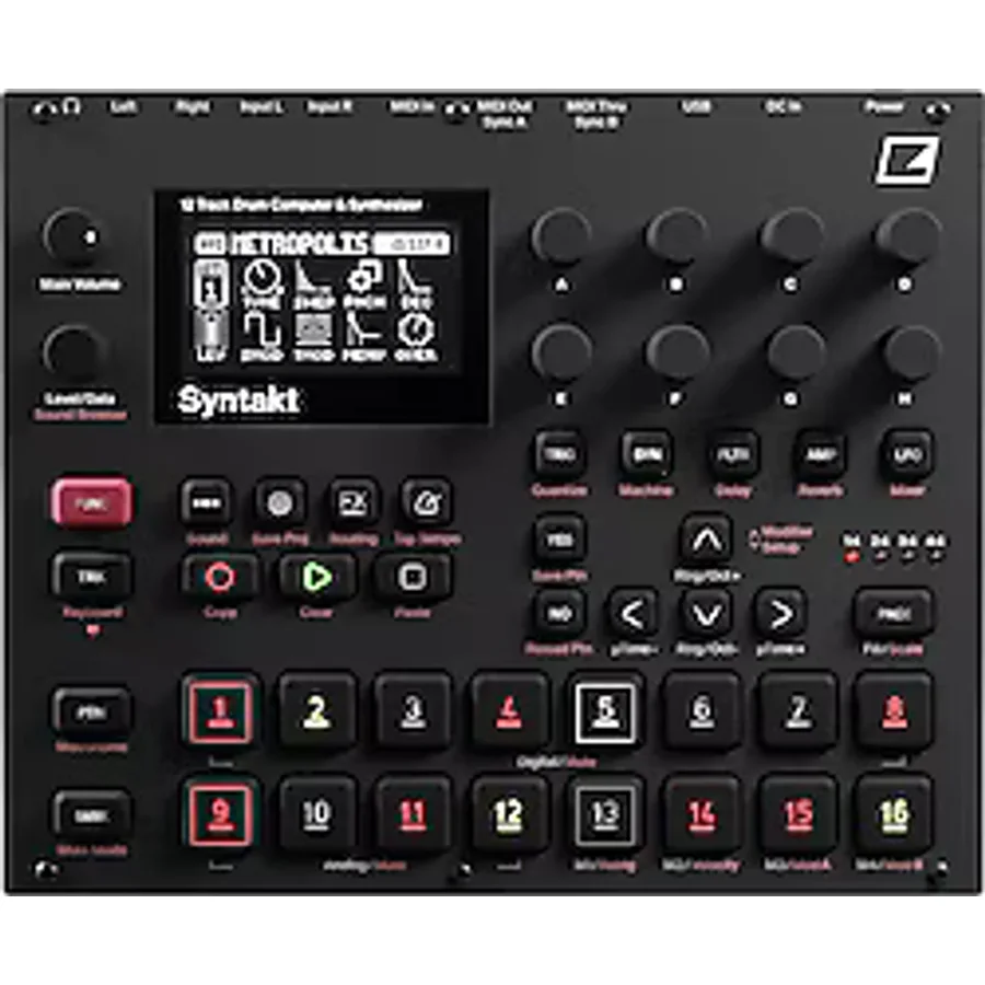 Elektron Syntakt 12 Track Drum Computer Synthesizer