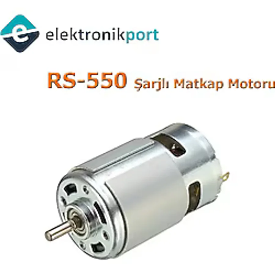 Elektronikport-Rs 550 Şarjlı Matkap / Cnc Motoru - Yüksek Kalite