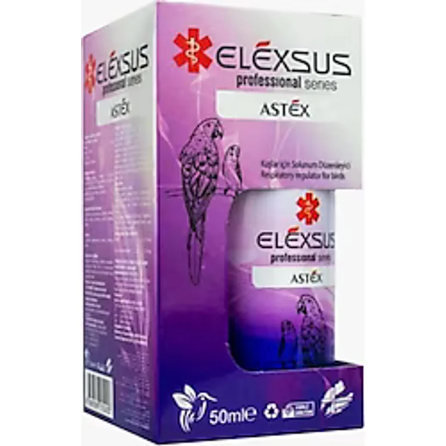 Elexsus Astex 50 ml Kuş Solunum Fonksiyon Düzenleyici