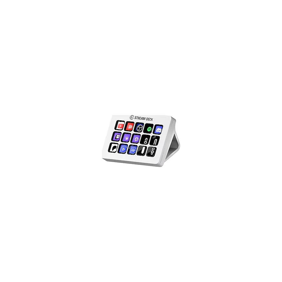 Elgato Stream Deck Mk.2 Beyaz - Stüdyo Denetleyicisi, 15 Makro Tuşu, Obs, Twitch, Youtube ve Daha Fazlası Gibi Uygulama ve Yazılımlarda Eylemleri Tetikler,...