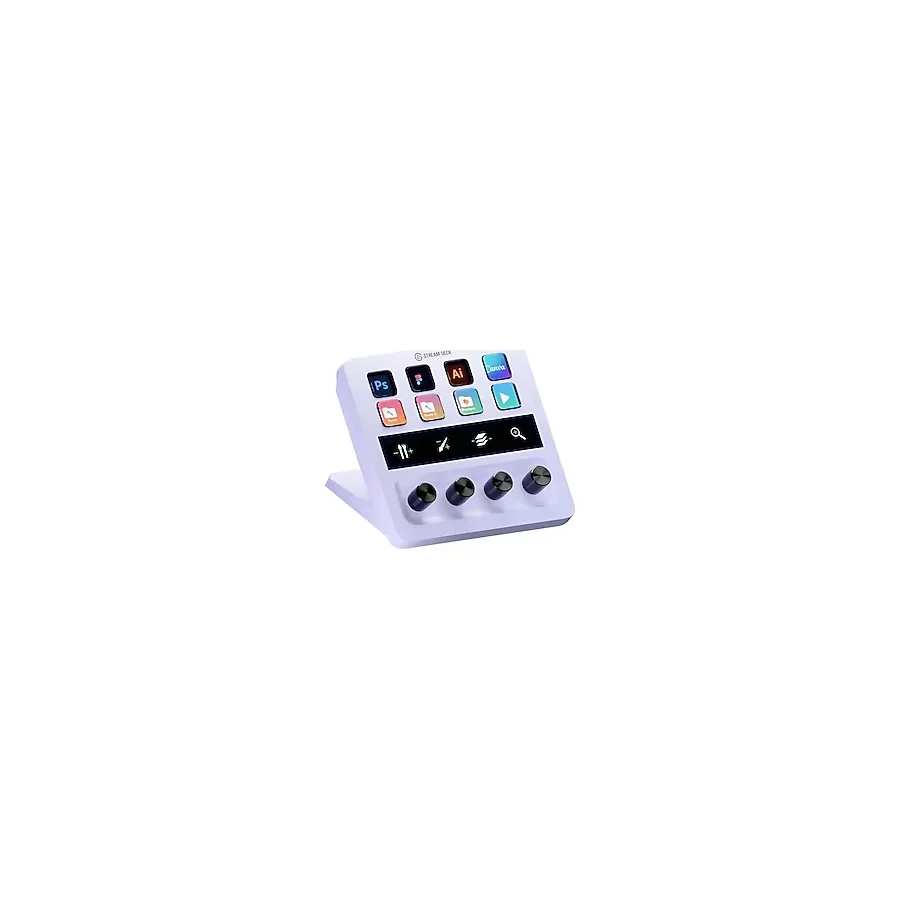 Elgato Stream Deck + White, Ses Mikseri, Canlı Üretim Ve Stüdyo Denetleyicisi, Içerik Oluşturucular,
