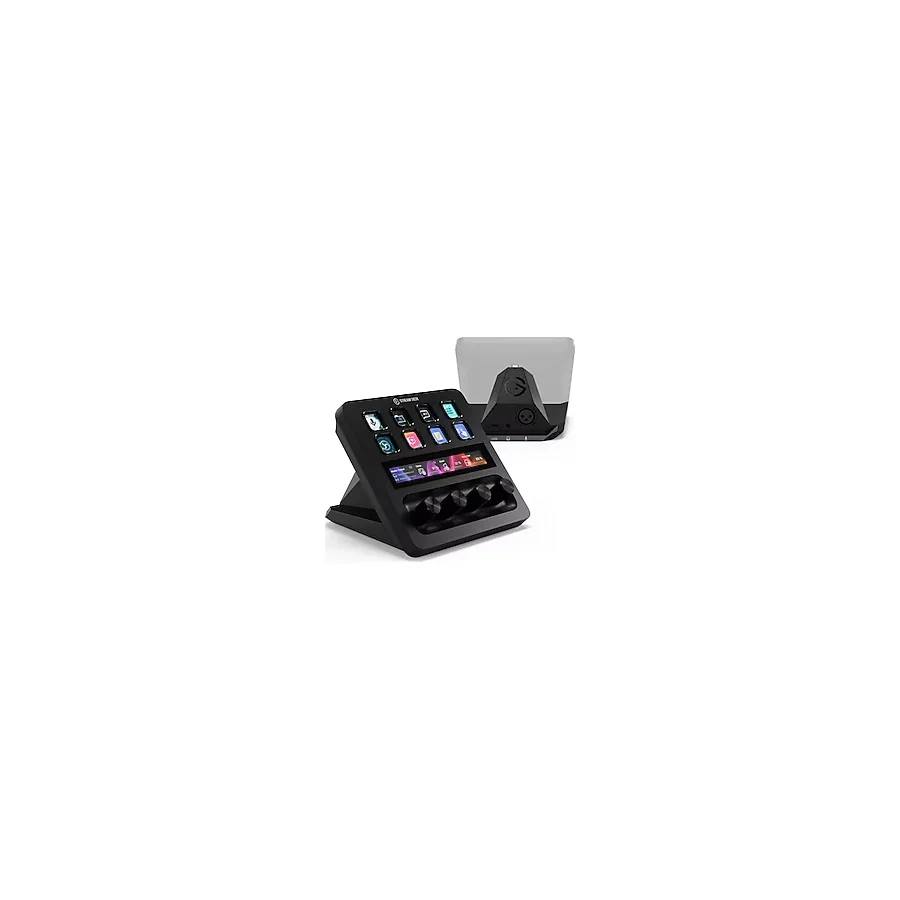 Elgato Stream Deck + XLR - Ses mikseri denetleyici, arka XLR'den USB' mikrofon arayüzü, podcasting, , içerik oluşturucular, kadranlar