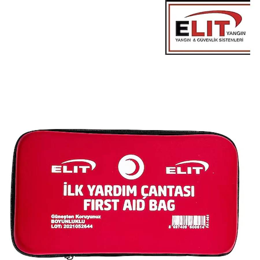 ELİT YANGIN VE GÜVENLİK SİSTEMLERİ İlk Yardım Çantası Araç Ev İş Yeri Acil Müdahale Çantası İlk Yardım Seti