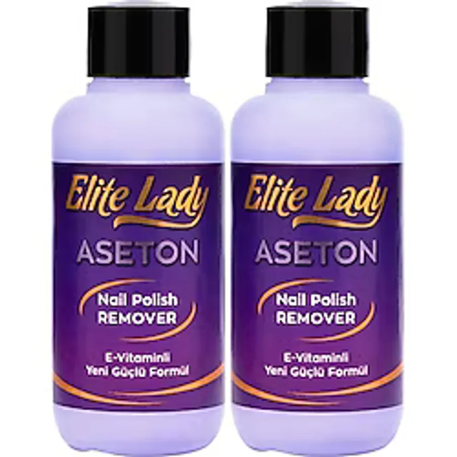 Elite Lady E Vitaminli Tırnak Güçlendirici Aseton 2 x 125 ML