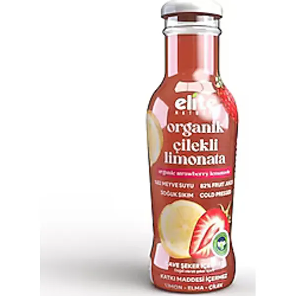 Elite Organik Çilekli Limonata 250 ml