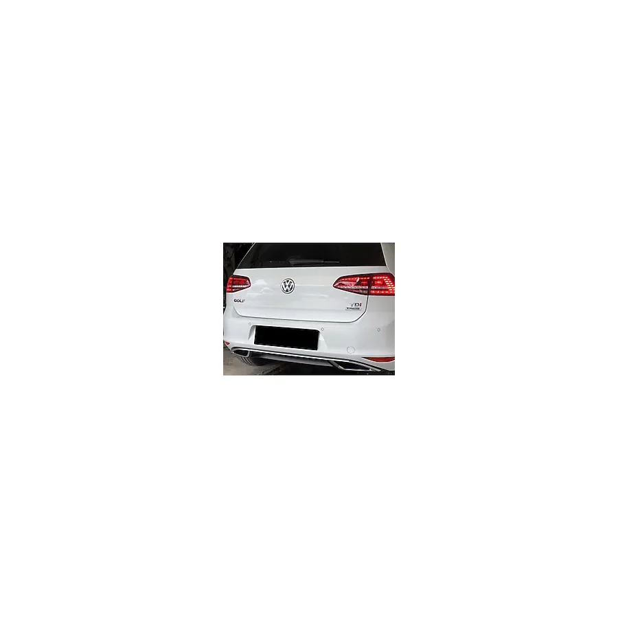 ElitTuning Vw Golf 7 Arka Tampon Eki Difüzör-difizör 7,5 Görünüm