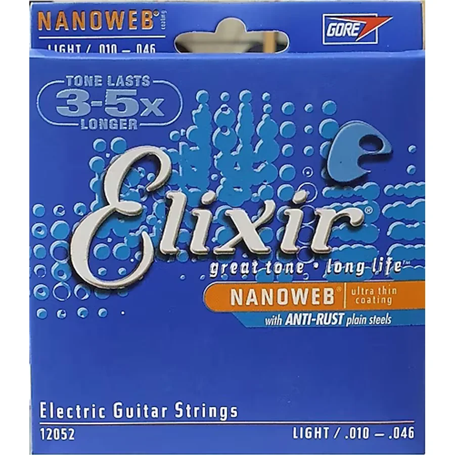 Elixir 12052 Nanoweb Light 10-46 Elektro Gitar Teli