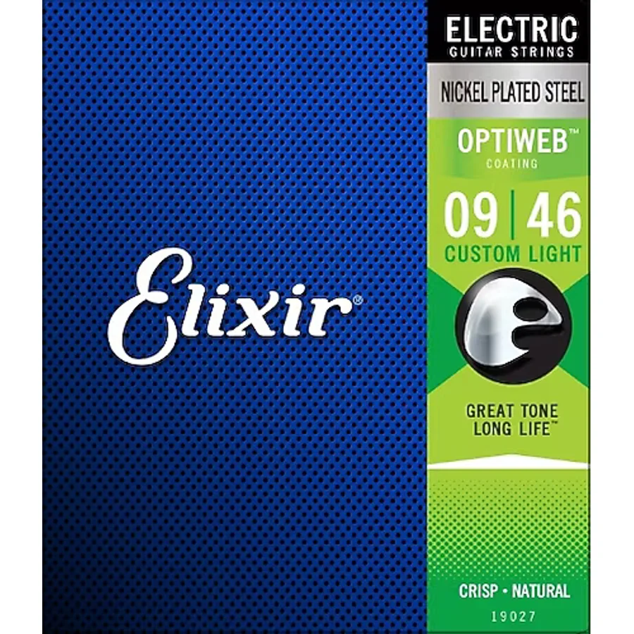 Elixir 19027 Optiweb Custom Light 9-46 Elektro Gitar Teli