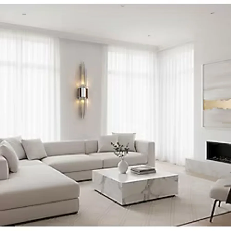 Elizim Home Lighting Elara Ledli Krom Pilli Aplik
