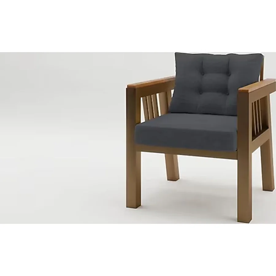 Elmas 1'li (Antrasit) Metal Gövde Balkon-Bahçe-Kafe,çay Seti,koltuk Takımı,oturma Grubu,ofis Koltuğu - Çok Renkli
