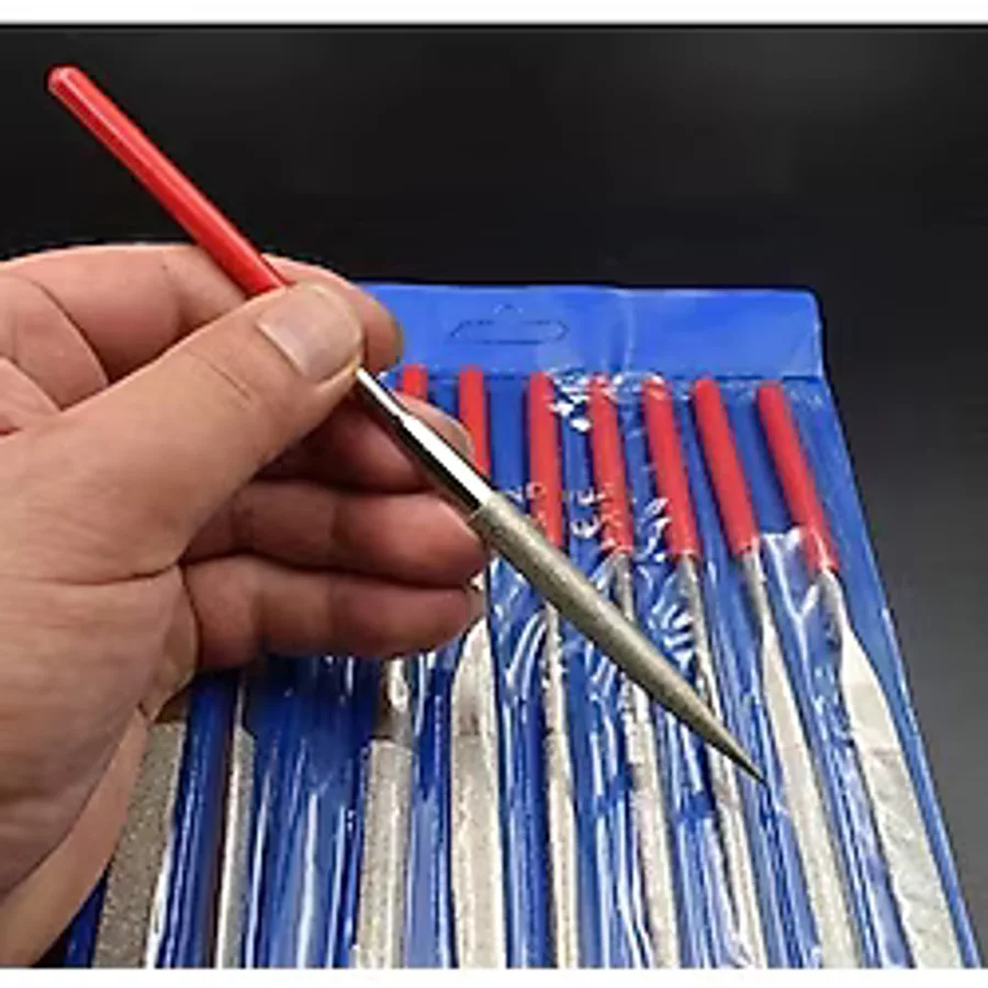 Elmas Eğe Seti 180X5mm 10Lu