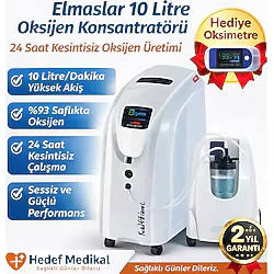 elmaslar 10 Litre Oksijen Konsantratörü (24 Saat Oksijen Üretebilir.)