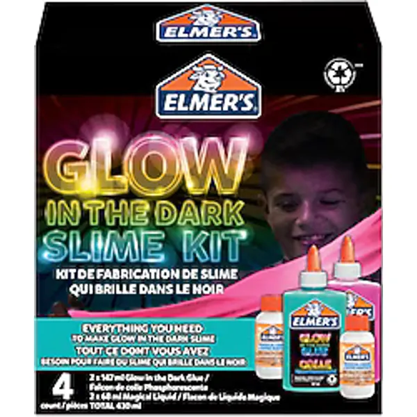 Elmer's Karanlıkta Parlayan Slime Seti