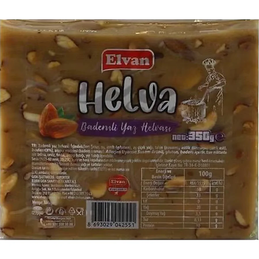 Elvan Bademli Yaz Helvası 350 gr
