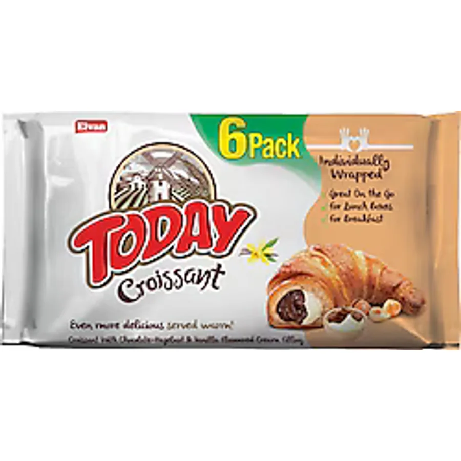 Elvan Today Çikolatalı Vanilyalı Kruvasan 6x40 gr