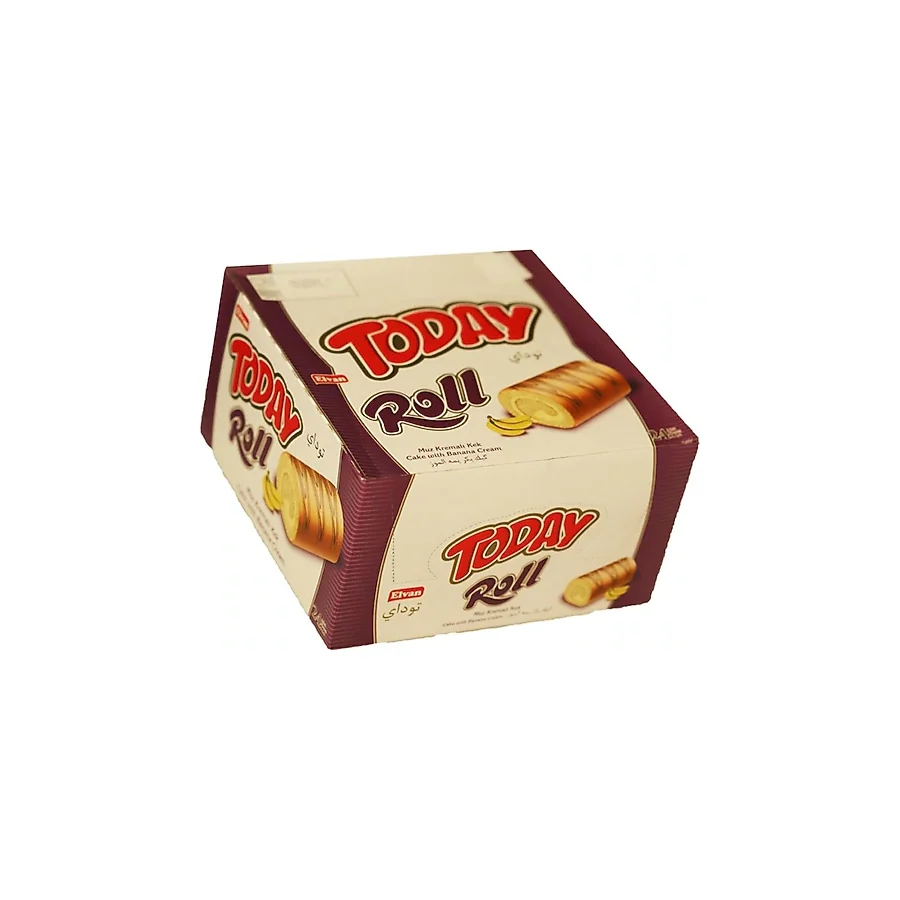 Elvan Today Swiss Roll Muz Kremalı Kek 24x35 gr
