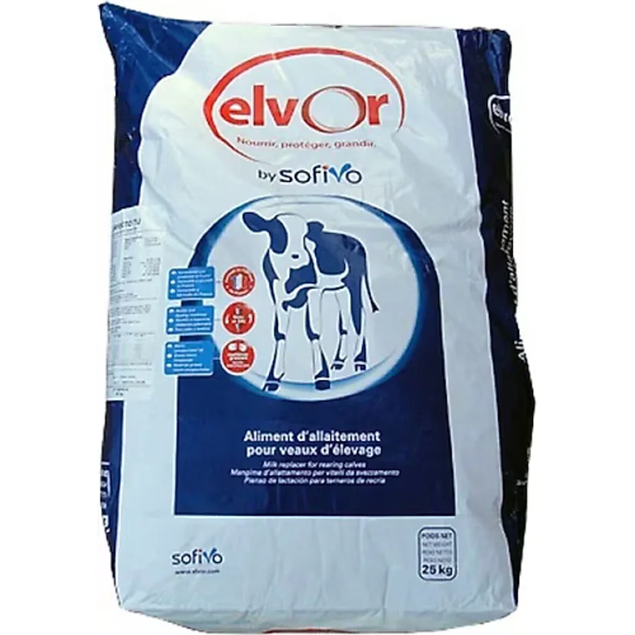 ELVOR Buzağı Maması Buzağı Büyütme Süt Ikame Yemi 25 Kg