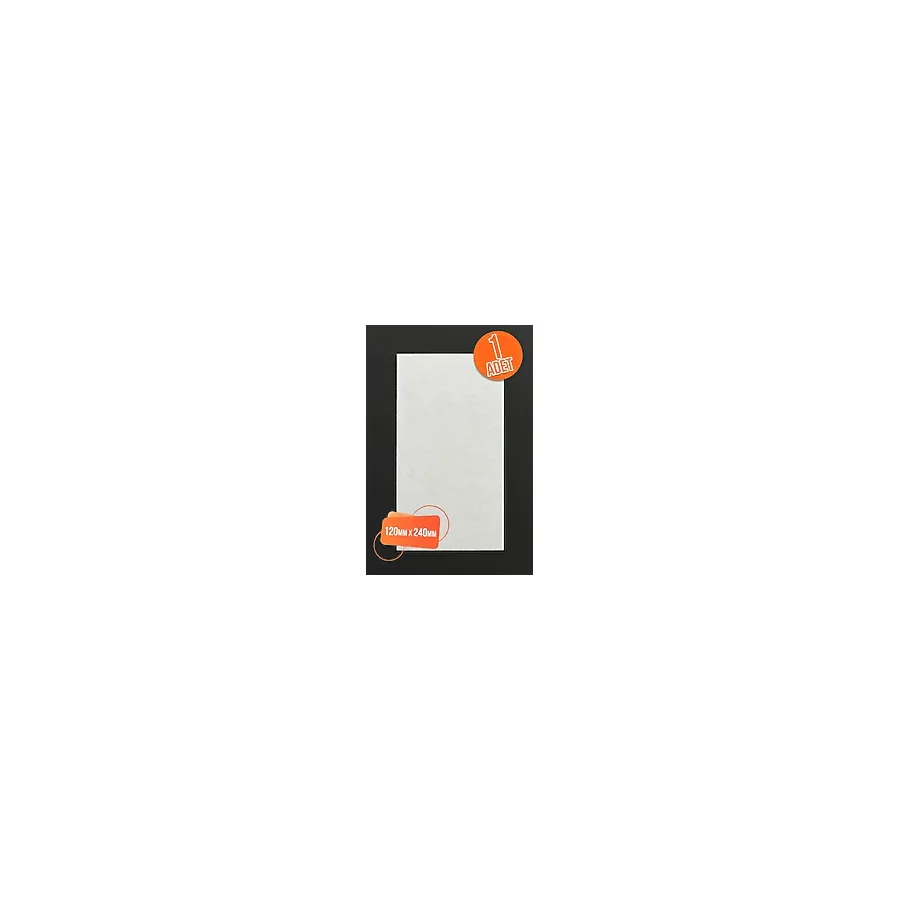 Elysian 1 Ad Yapışkanlı Keçe Mobilya Masa Sandalye Parke Zemin Ayak Koruyucu Kaydırmaz Keçesi 120MM x 240MM - 001-Renkli - Beyaz