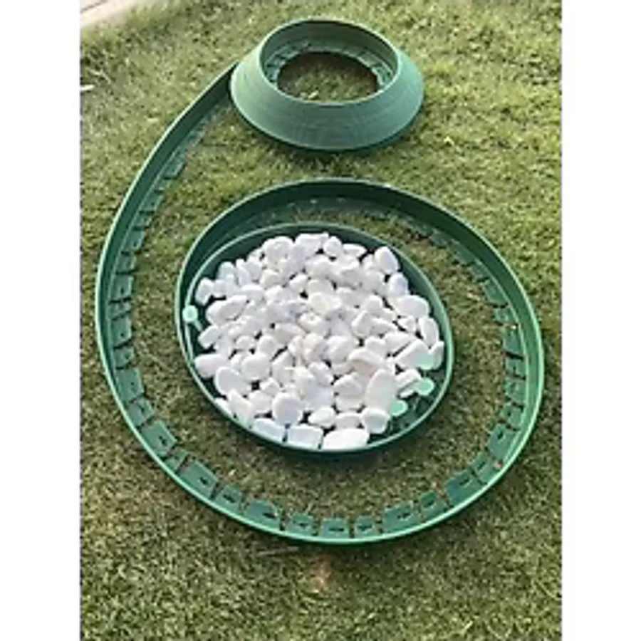 Elysian Çim Ayırıcı 25 Metre Peyzaj Sınırlayıcı Toprak Ayıracı Yeşil Renkli Çim Şekillendirici