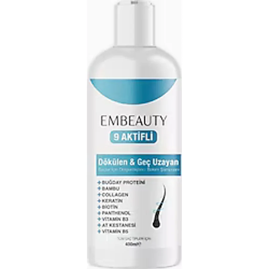 Embeauty 9 Aktifli 400 ml Saç Dökülmesine Karşı Şampuan