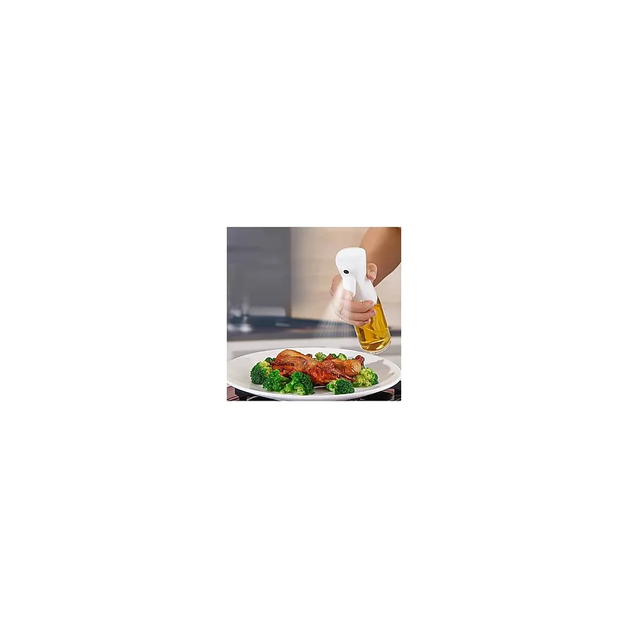Emdeco Beyaz Sprey Cam Yağlık Yağdanlık Airfryer Fritöz Yağ Püskürtücü Fısfıs 225 ml
