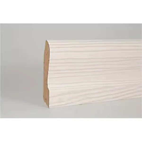 Emek Yapı Laminant Parke Süpürgelik 8cm Beyaz Çam 7300