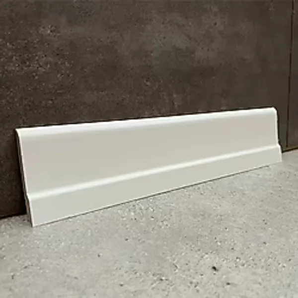 Emek Yapı Laminant Parke Süpürgelik L Model 6cm Lake Beyaz 501