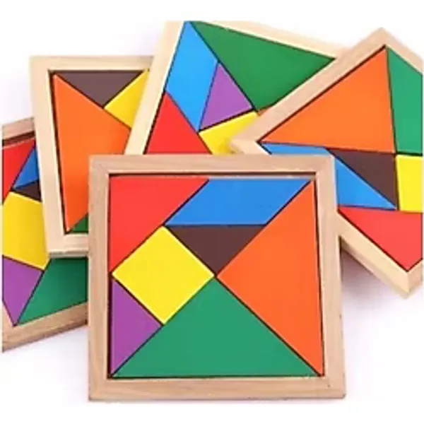 EMİN Ahşap Tangram 11x11 - 7 Parça Mini Tangram