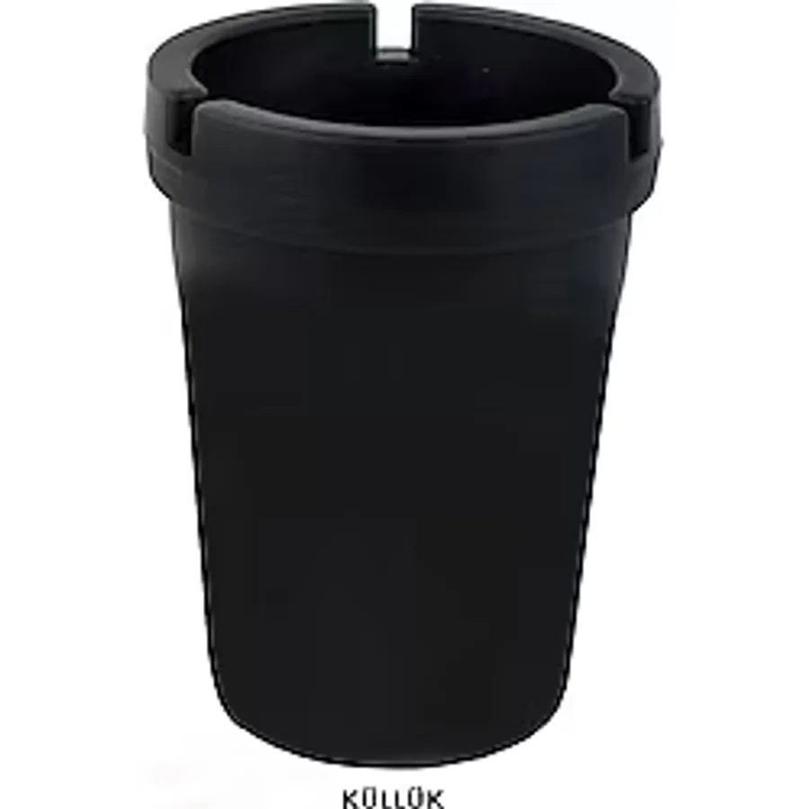 Eminhome Oto Mini Kokusuz Sert Plastik Oto Araba Küllük Siyah